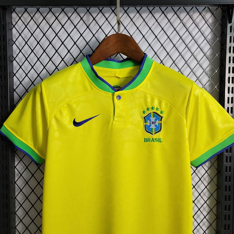 Conjunto infantil Seleção Brasileira 2023/24 Home