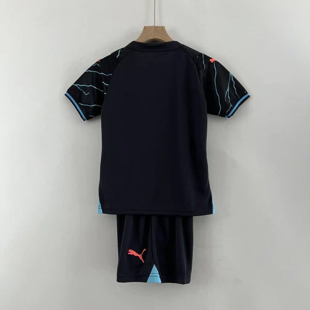 Conjunto Infantil Manchester City Third 2023/24