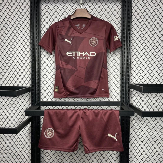 Conjunto Infantil Manchester City Third 2024/25