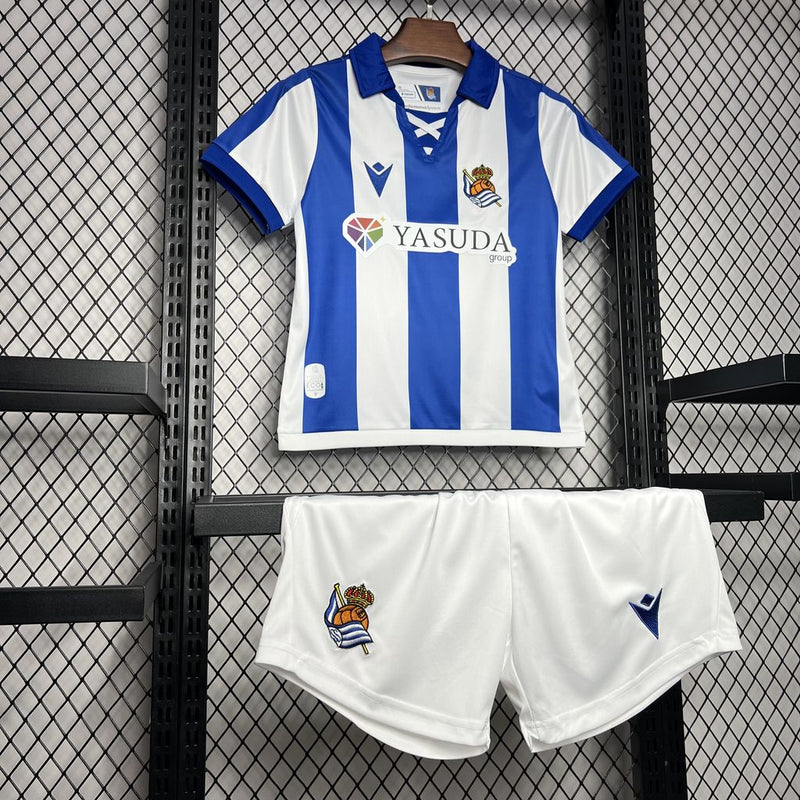 Conjunto Infantil Real Sociedad Home 2024/25