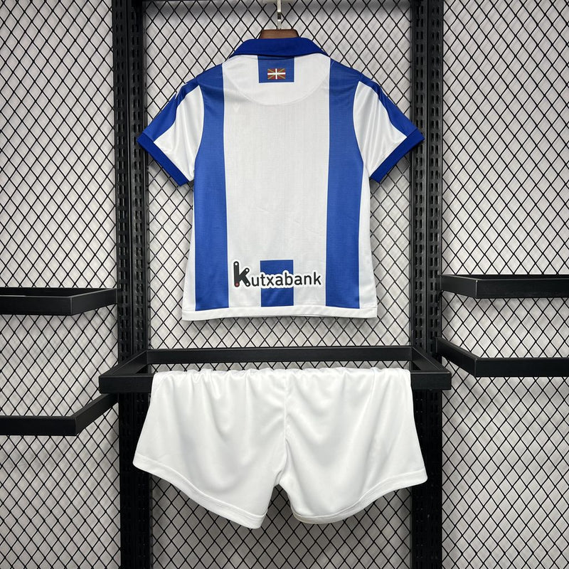 Conjunto Infantil Real Sociedad Home 2024/25