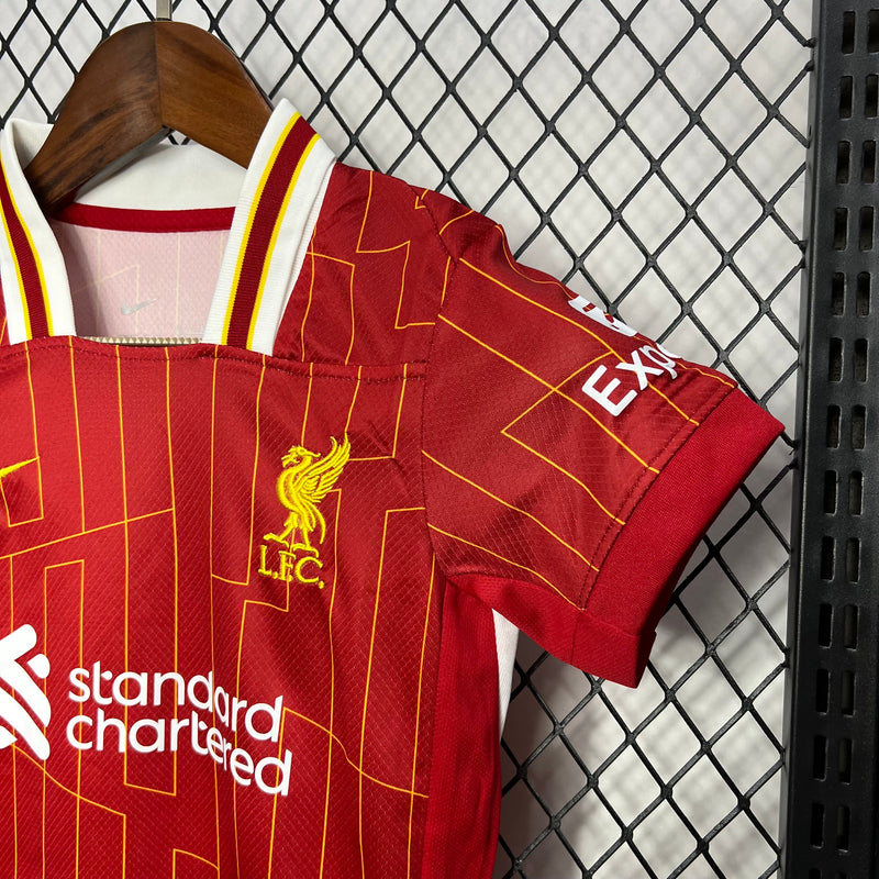 Liverpool Kit Criança 2024-25