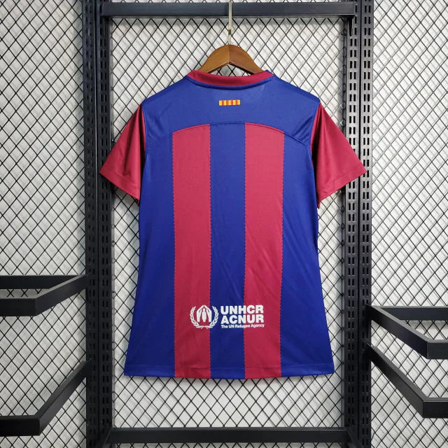 Camisola Feminina Barcelona Home 2023/24