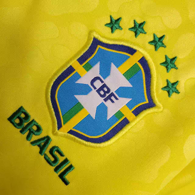 Camisola Brasil Home 2022 FEMININA