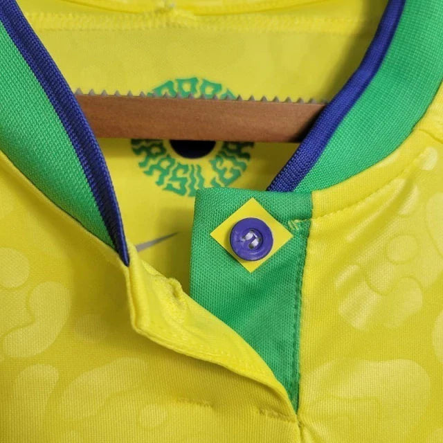 Camisola Brasil Home 2022 FEMININA