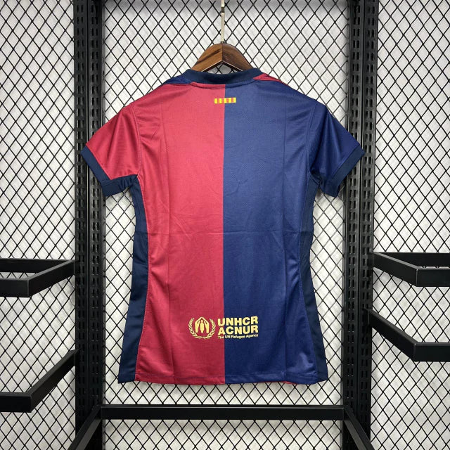 Camisola Feminina Barcelona Home 2024/25