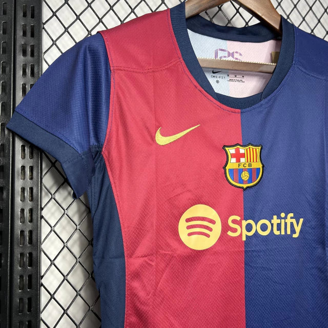 Camisola Feminina Barcelona Home 2024/25