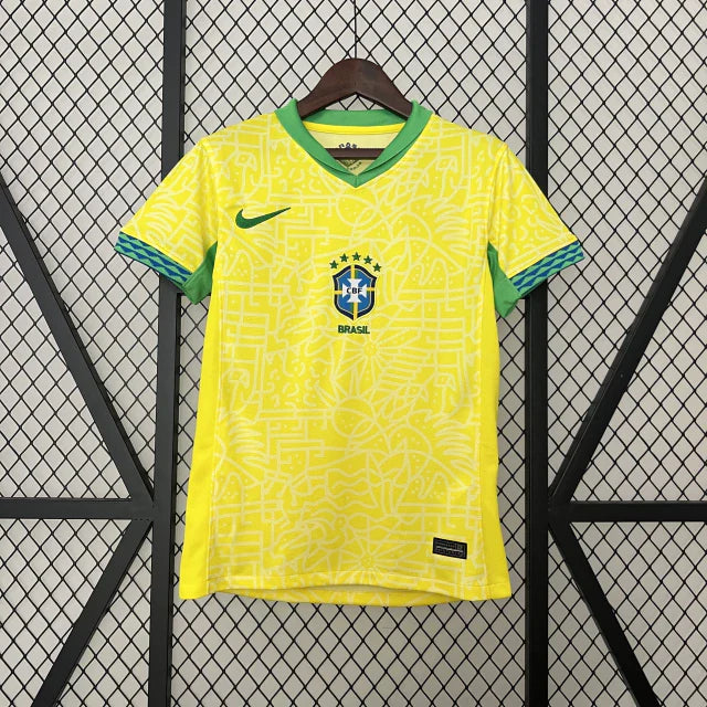 Camisola Brasil Home 2024 FEMININA