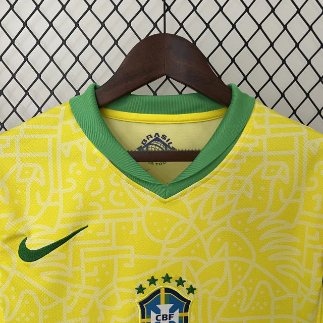 Camisola Brasil Home 2024 FEMININA