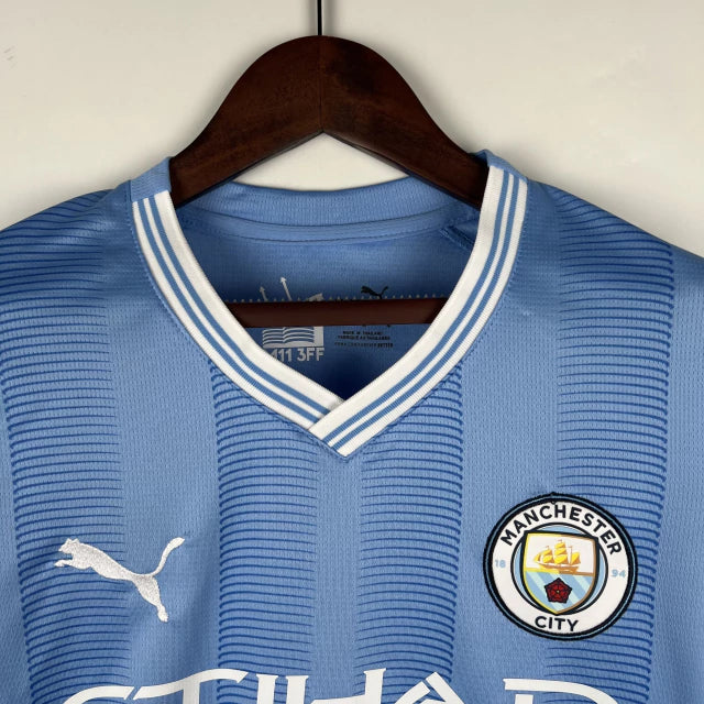 Camisola Feminina Manchester City Home 2023/24