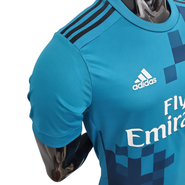 Camisola Real Madrid III 17/18 - Azul Masculino Jogador