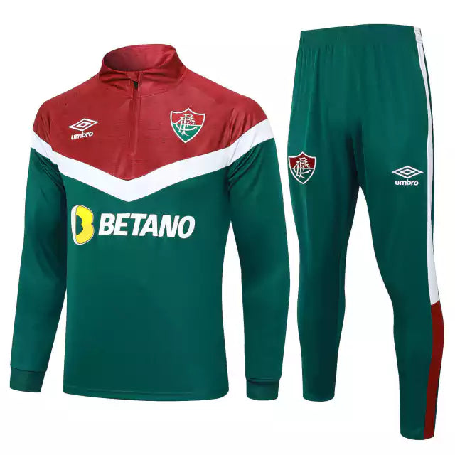 Fato de Treino Fluminense 2023/24 - Verde, Branco e Vermelho