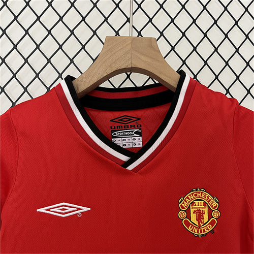 Manchester United Kit Criança Retro 2000-01