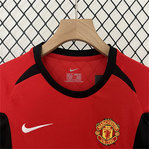 Manchester United Kit Criança Retro 2002-04