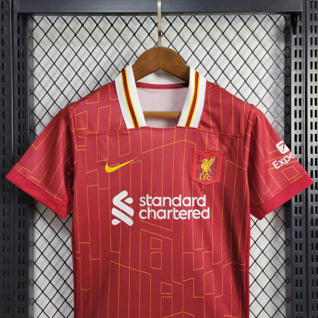 Conjunto Infantil Liverpool Home 2024/25