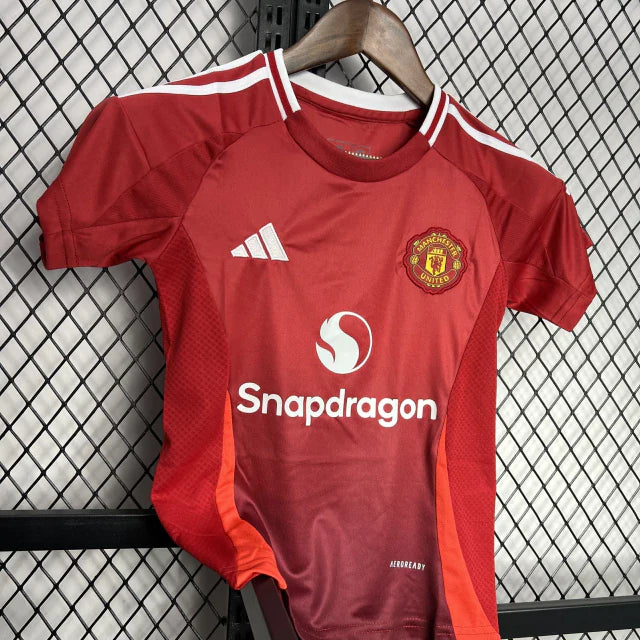 Conjunto Infantil Manchester United Home 2024/25