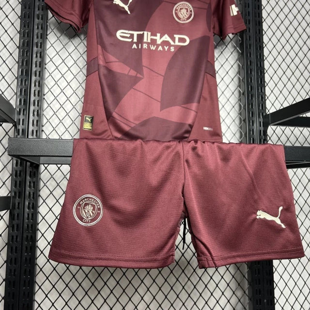 Conjunto Infantil Manchester City Third 2024/25