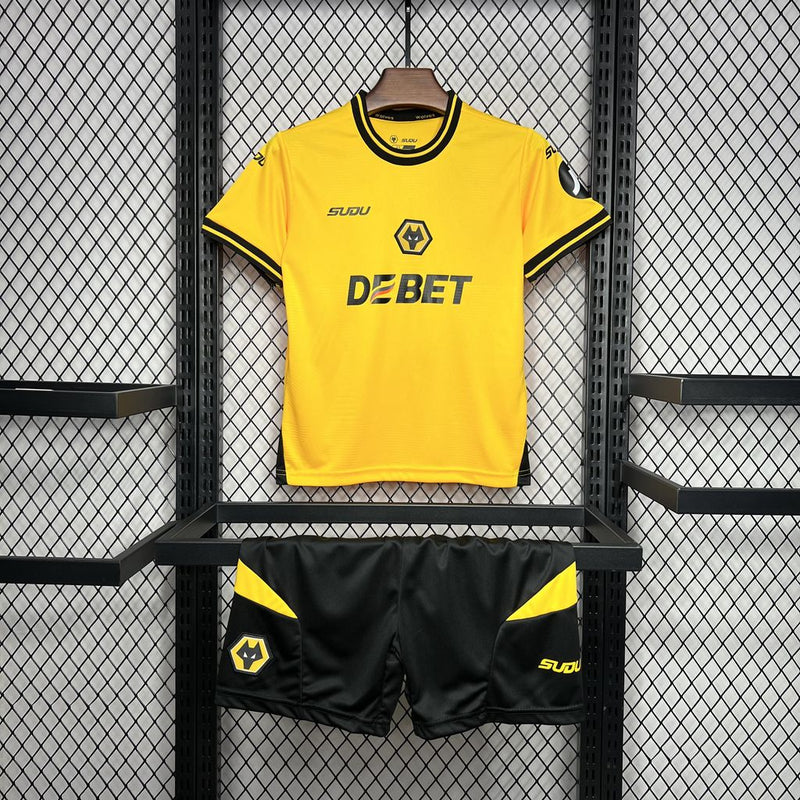 Conjunto Infantil Wolverhampton Home 2024/25