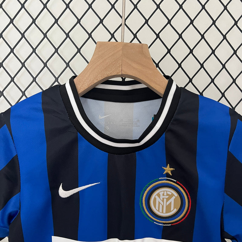 Inter Milão Kit Criança Retro 2009-10