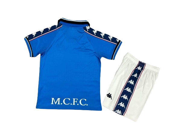 Manchester City Kit Criança Retro 1997-98