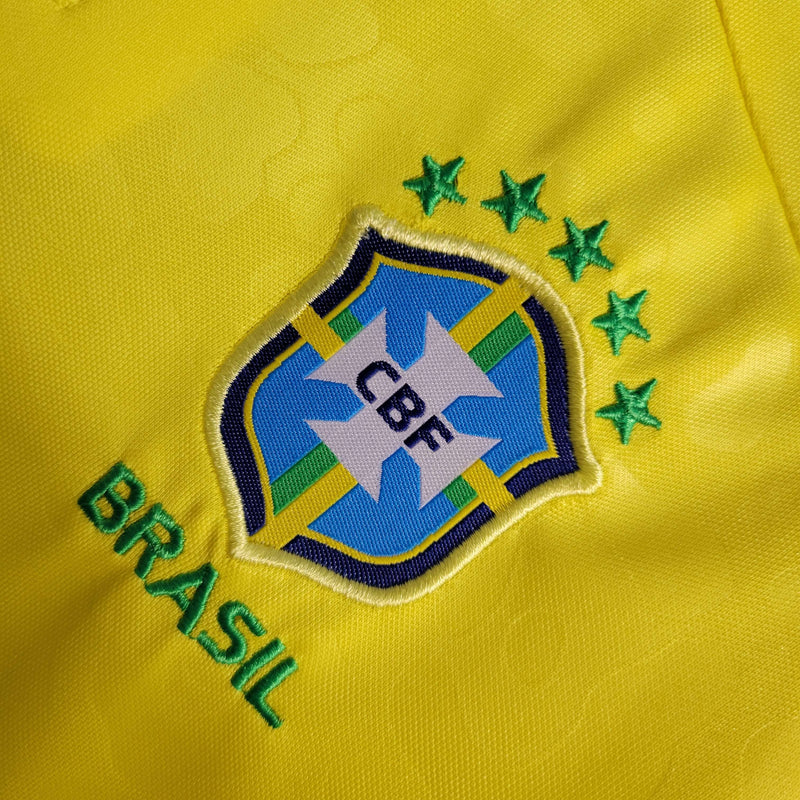 Conjunto Infantil Brasil 2022/23 - Home Torcedor PRO