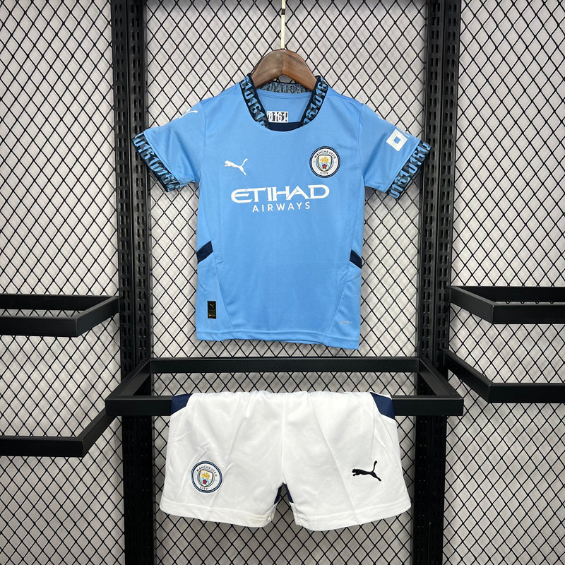 Manchester City Kit Criança 2024-25