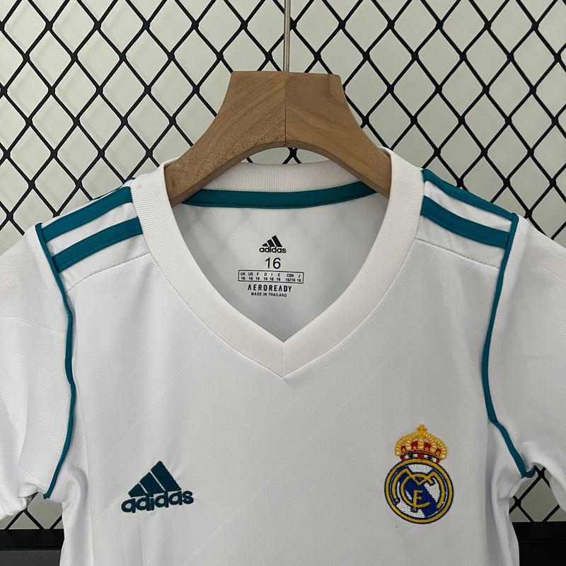 Real Madrid Kit Criança Retro 2017-18