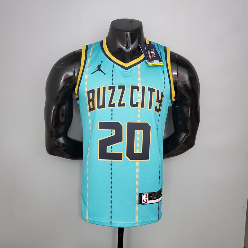 Regata Charlotte Hornets Masculina - Azul