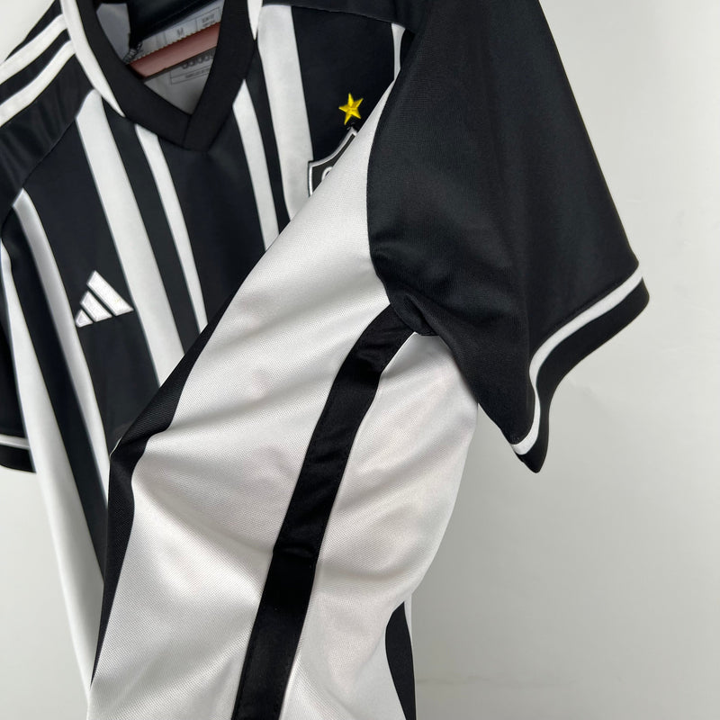 Camisola Atlético Mineiro I 23/24 - Preto e Branca