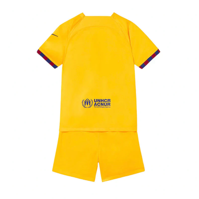 Kit Infantil Barcelona 22/23 - Amarelo