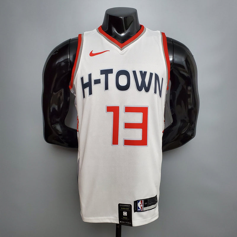 Regata Houston Rockets City Edition Masculina - Branco