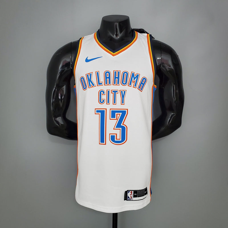 Regata NBA Oklahoma City Thunder Masculina - Branco