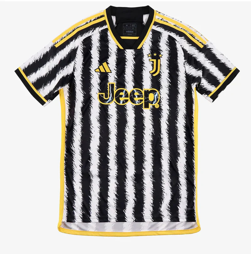 Camisola Juventus I 23/24 - Branco e Preto