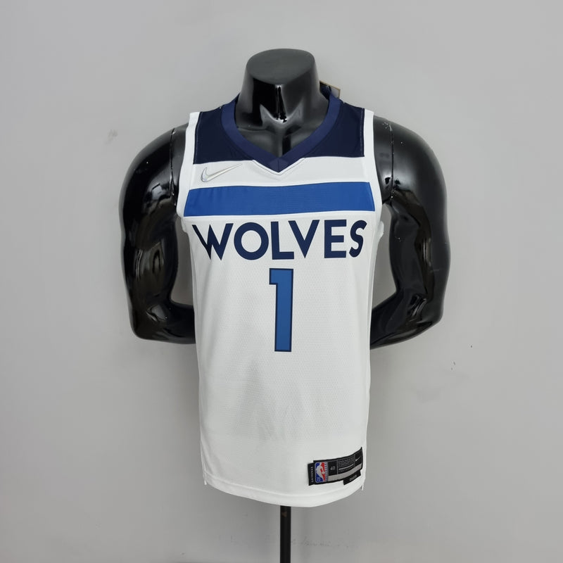 Regata Minnesota Timberwolves 75th Anniversary Masculina - Branca e Azul