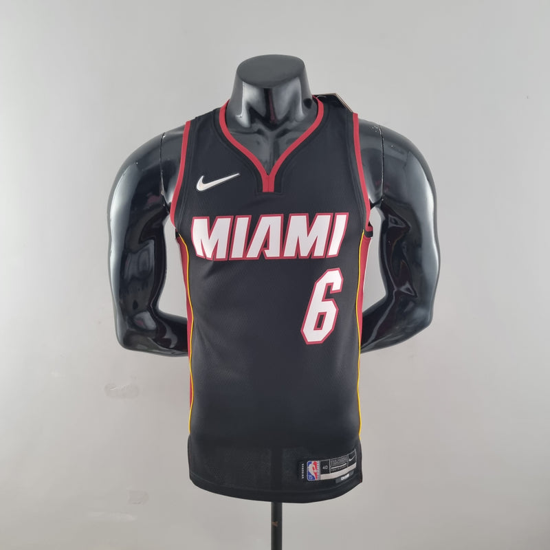 Regata Miami Heat Masculina - Preto