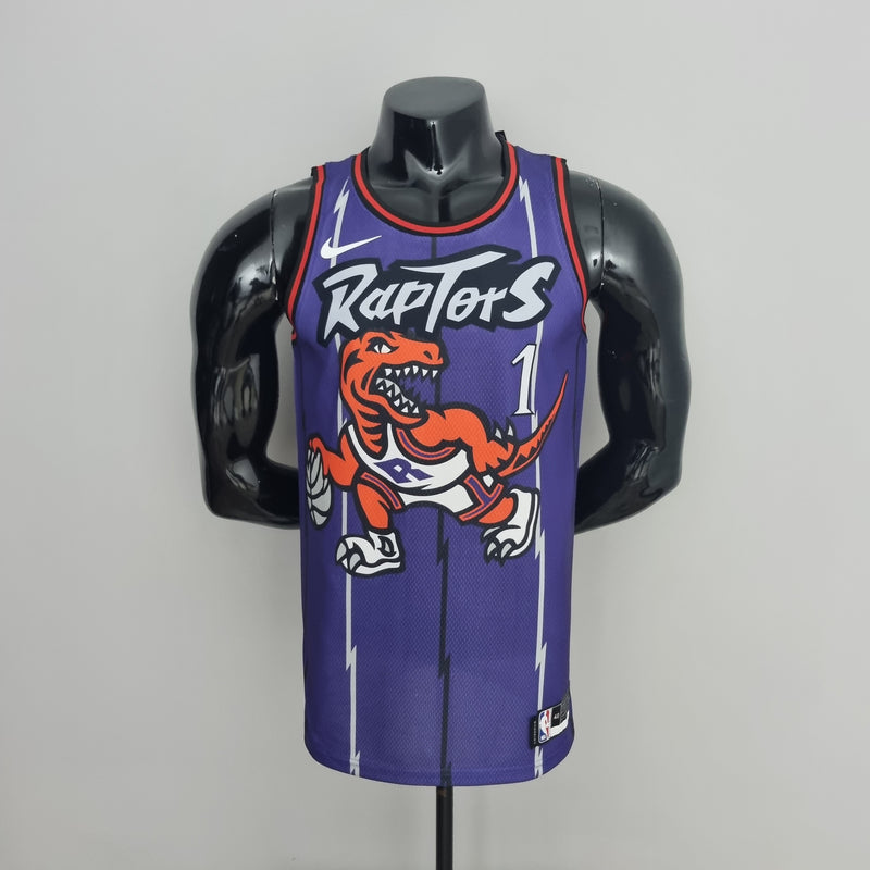 Regata Toronto Raptors Masculina - Preta e Roxa