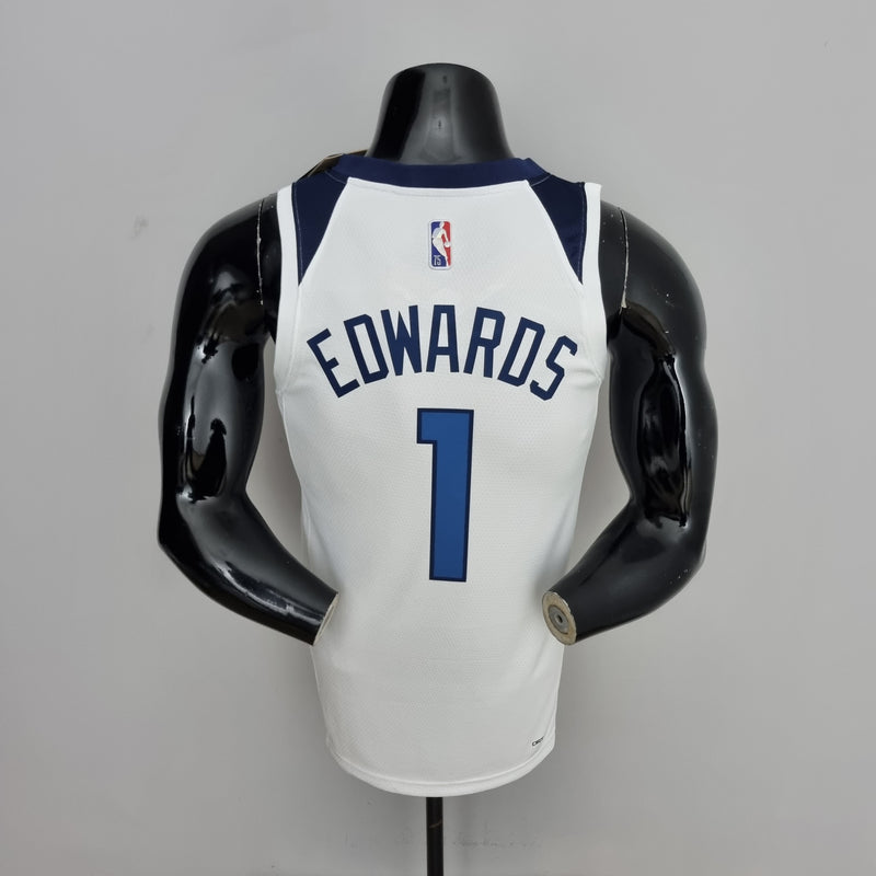 Regata Minnesota Timberwolves 75th Anniversary Masculina - Branca e Azul