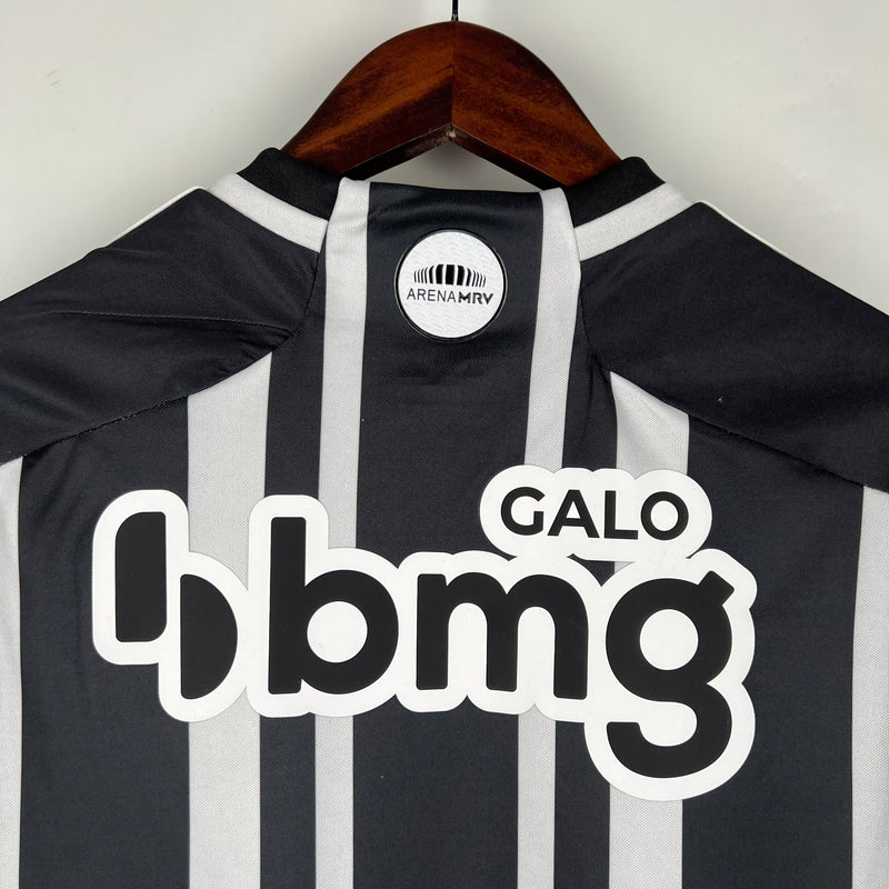 Camisola Atlético Mineiro I 23/24 - Preto e Branca