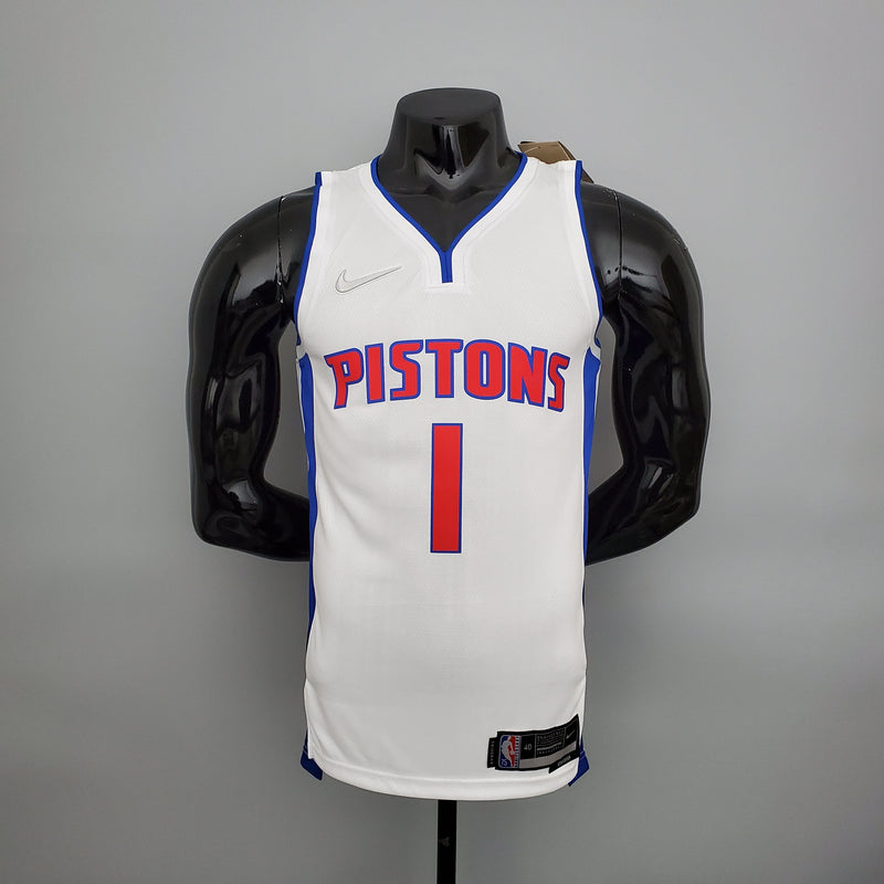 Regata Detroit Pistons Masculina - Branco