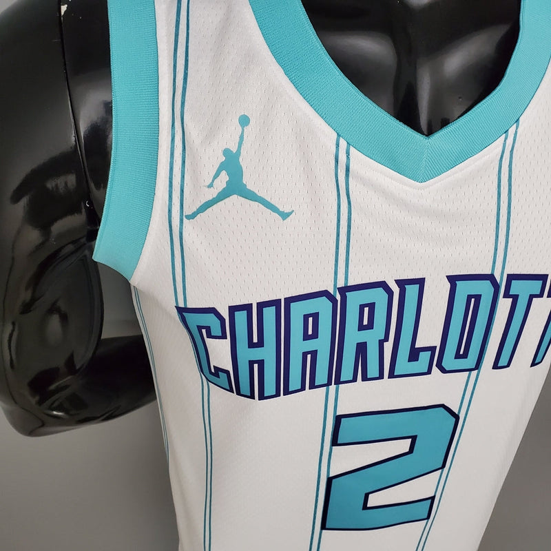 Regata Charlotte Hornets Masculina - Branca