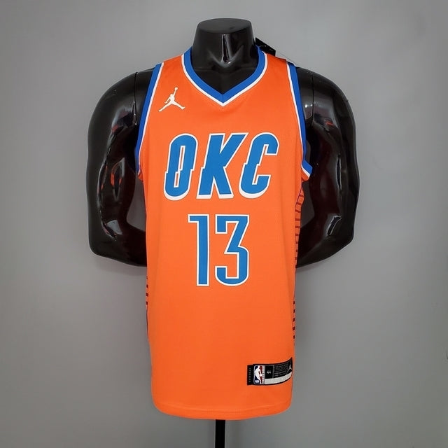 Regata NBA Oklahoma City Thunder Masculina - Laranja